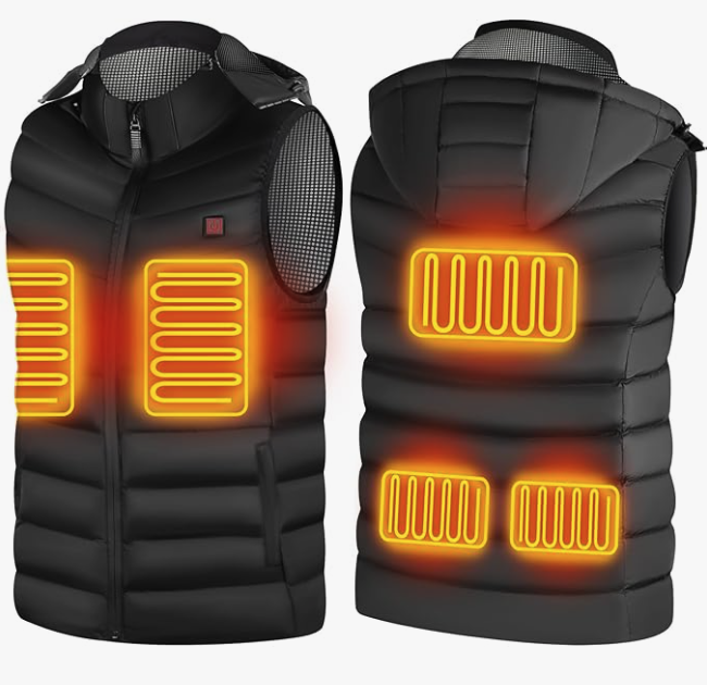 Chaleco térmico autocalentable