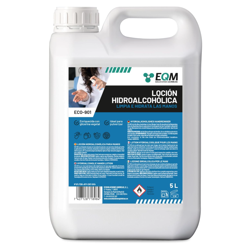 Gel hidroalcohólico higienizante manos
