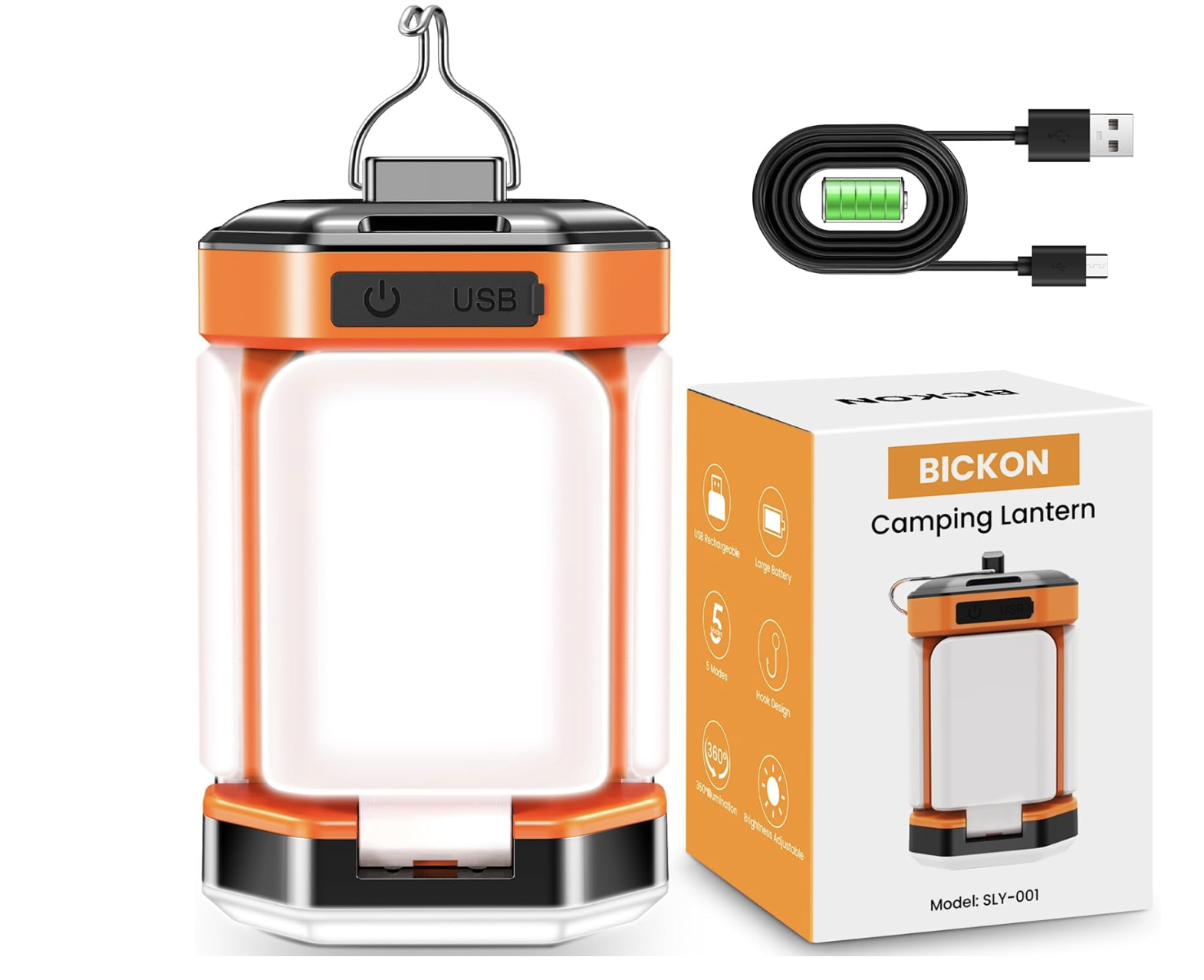 Lámpara portátil recargable