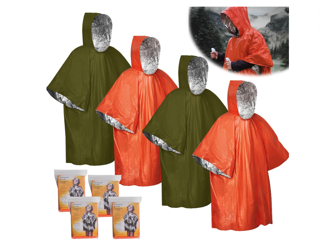 ponchos de emergencia