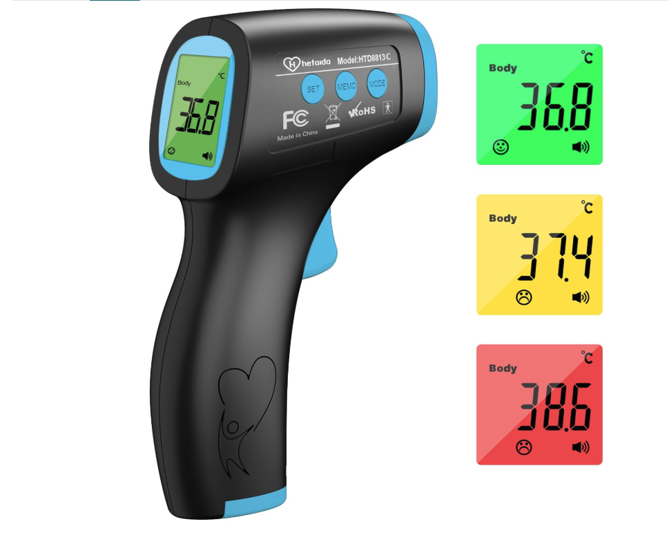 Termómetro digital sin contacto